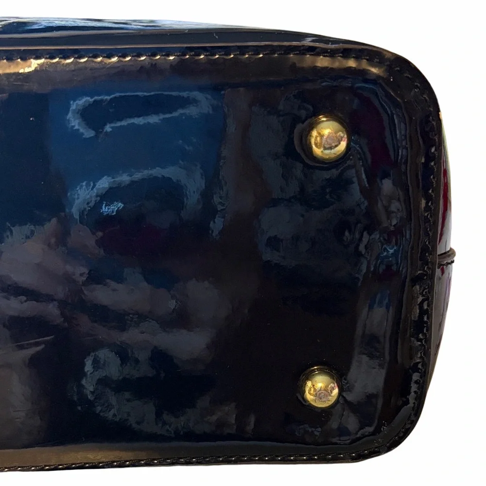 Anne Klein Dome Satchel Faux Leather Handbag | EUC